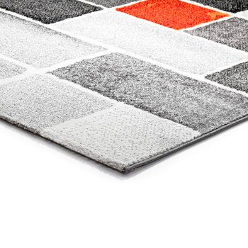 Alfombras 100% Polipropileno HEAT-SET FRISÈ Alfombra geométrica brickwall 120x170